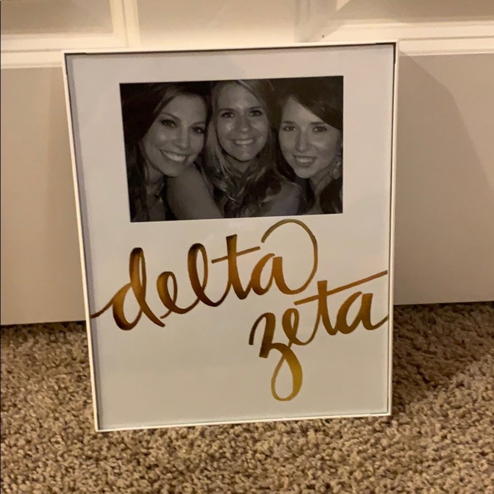 Delta Zeta picture frame
